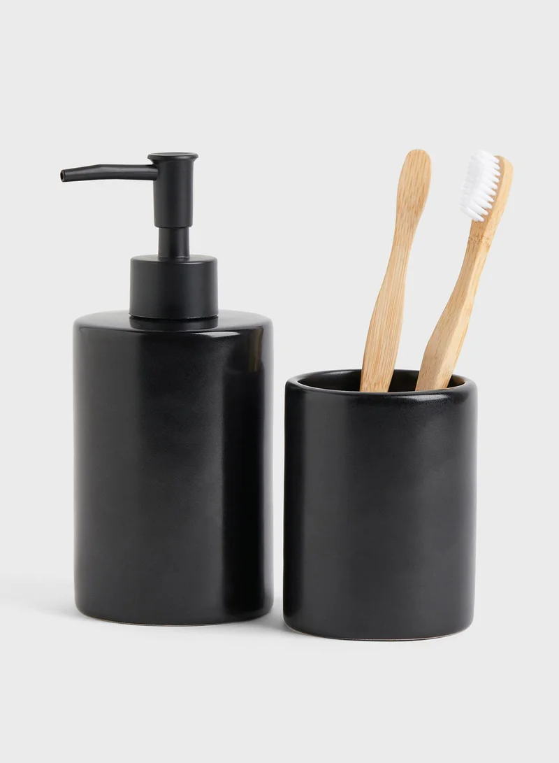 H&M Earthenware Soap Dispenser