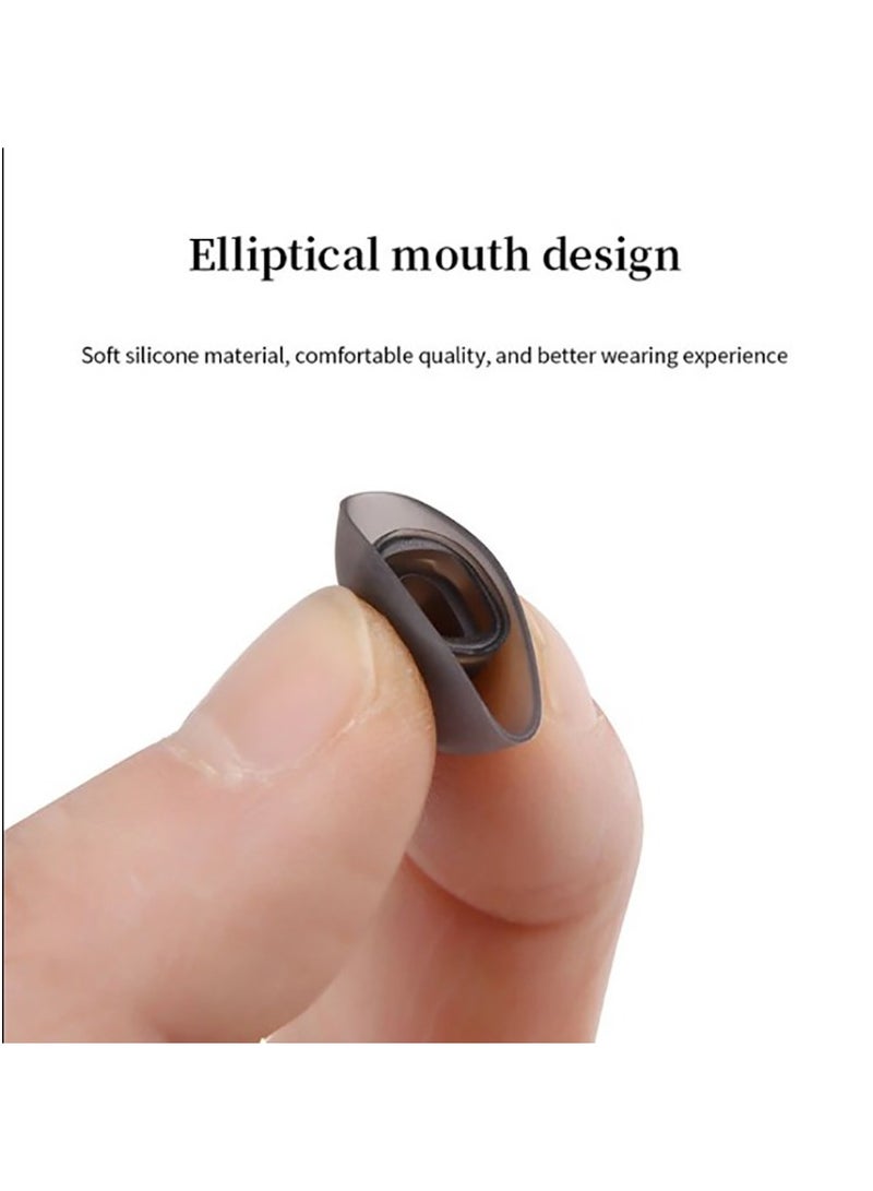 3pairs Ear Tips for Soundcore R50iNC/P30I Silicone Earbuds Replacement for Earbuds S/M/L-Black  - Image 4