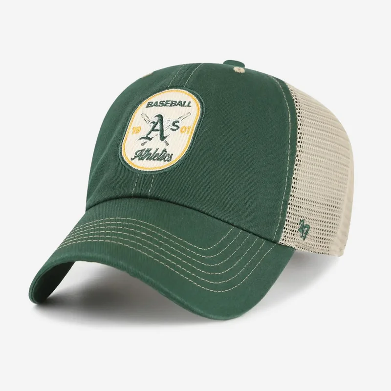47 MLB Athletics Crosspatch Mesh Clean Up Cap - Men