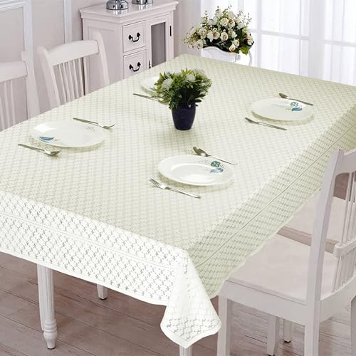 Homerz Premium Bird Style Table Cloth, Floral Design with Solid Border (Bird, 60x90 inch- 6-8 Seater) - Image 1