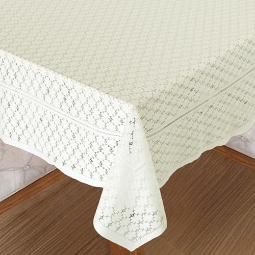 Homerz Premium Bird Style Table Cloth, Floral Design with Solid Border (Bird, 60x90 inch- 6-8 Seater) - Image 2