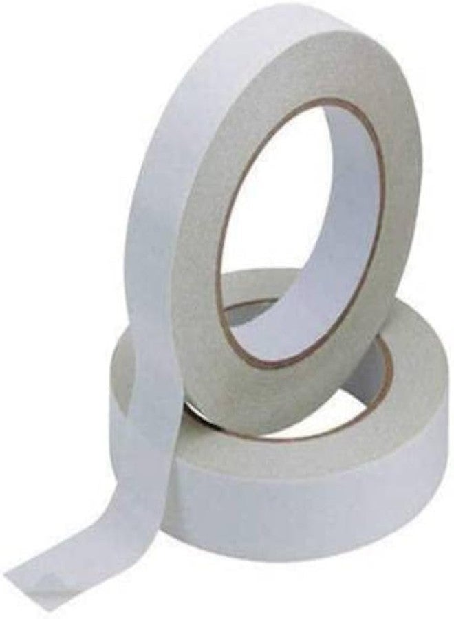 AR TAPES & PLASTICS AR Double Side Tissue Tape 45 Meters in Length 12mm Width Easy Tear for Double Sided Adhesive Use, Best for Arts, Crafts, Photography, Scrapbooking Pack of 2 - Image 1