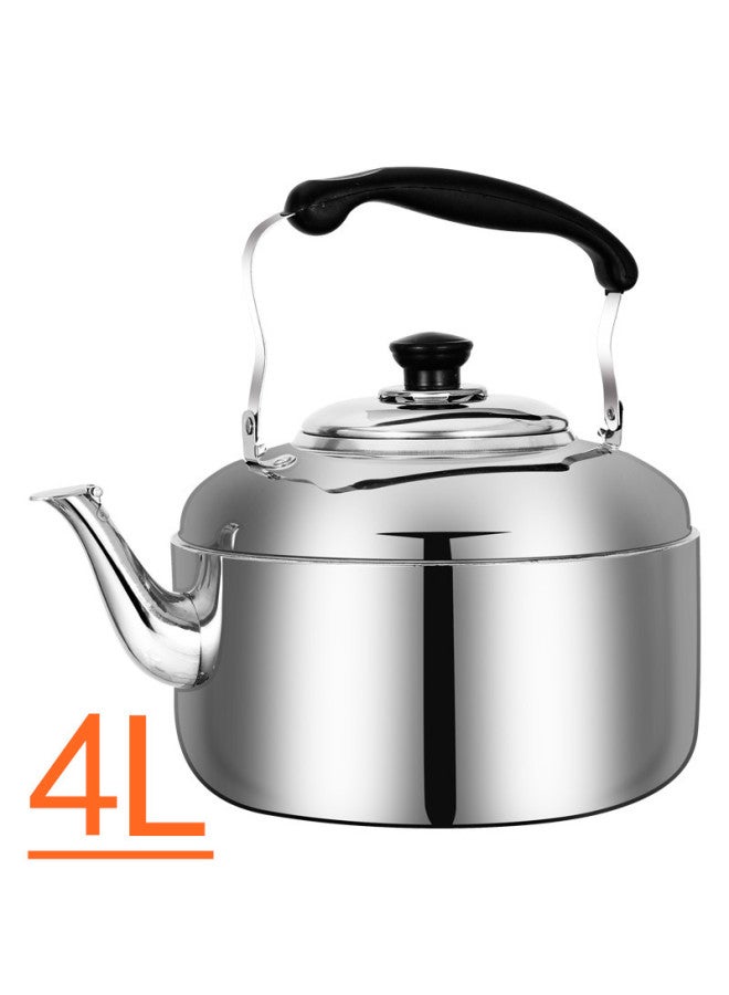 Food Grade Stainless Steel Kettle Zhongbao Pot Special Price Sound Kettle Teapot Large Capacity Universal Stove-Capacity:4L Zhongbao Kettle  - Image 1