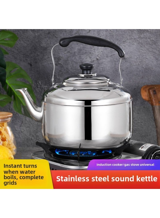 Food Grade Stainless Steel Kettle Zhongbao Pot Special Price Sound Kettle Teapot Large Capacity Universal Stove-Capacity:4L Zhongbao Kettle  - Image 2