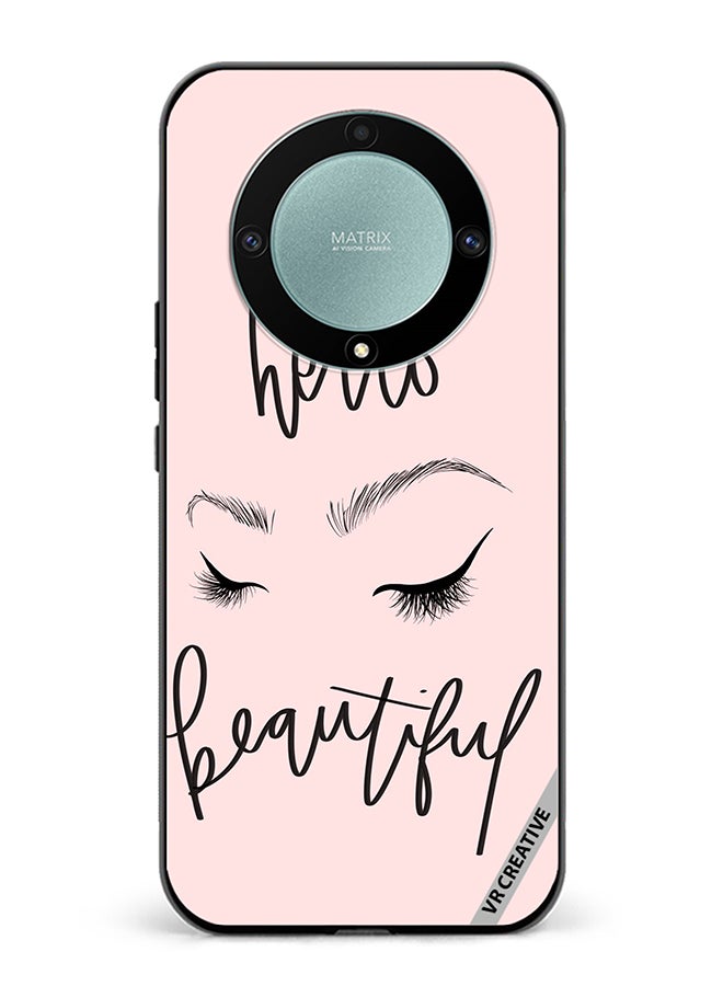 VR CREATIVE Protective Case Cover For Honor X9b Hello beautiful Design Multicolour - Image 1