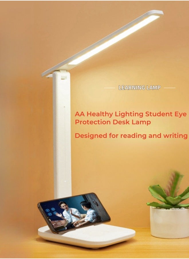 XiuWoo - Led Folding Table Lamp Eye Protection Bedside Lamp Usb Plug-in Night Light Bedroom Dormitory Reading Lamp - Image 1