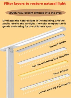 XiuWoo Led Folding Table Lamp Eye Protection Bedside Lamp Usb Plug-in Night Light Bedroom Dormitory Reading Lamp  - Image 4