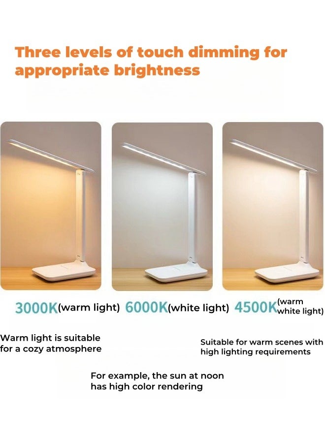 XiuWoo - Led Folding Table Lamp Eye Protection Bedside Lamp Usb Plug-in Night Light Bedroom Dormitory Reading Lamp - Image 1