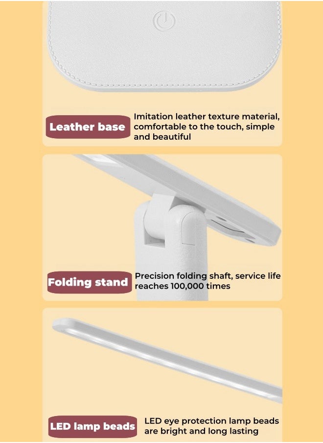XiuWoo - Led Folding Table Lamp Eye Protection Bedside Lamp Usb Plug-in Night Light Bedroom Dormitory Reading Lamp - Image 1