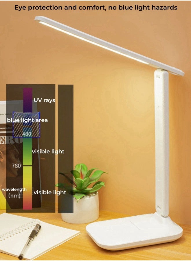 XiuWoo - Led Folding Table Lamp Eye Protection Bedside Lamp Usb Plug-in Night Light Bedroom Dormitory Reading Lamp - Image 1