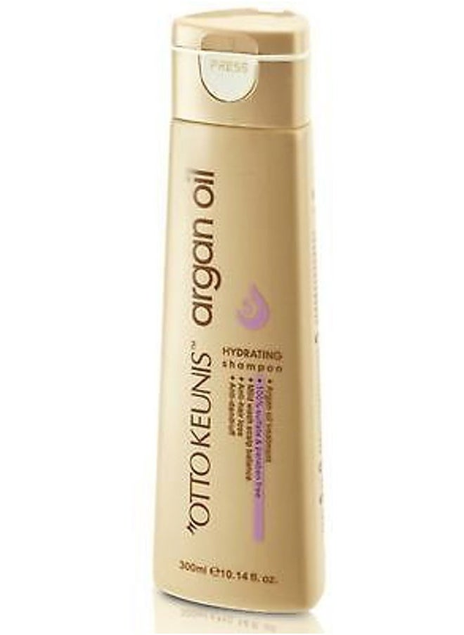 OTTO KEUNIS Otto Keunis Moroccan Argan Oil Hydrating Shampoo- 300ml. 10.14 Fl.oz -100 % Sulfate & Paraben Free 