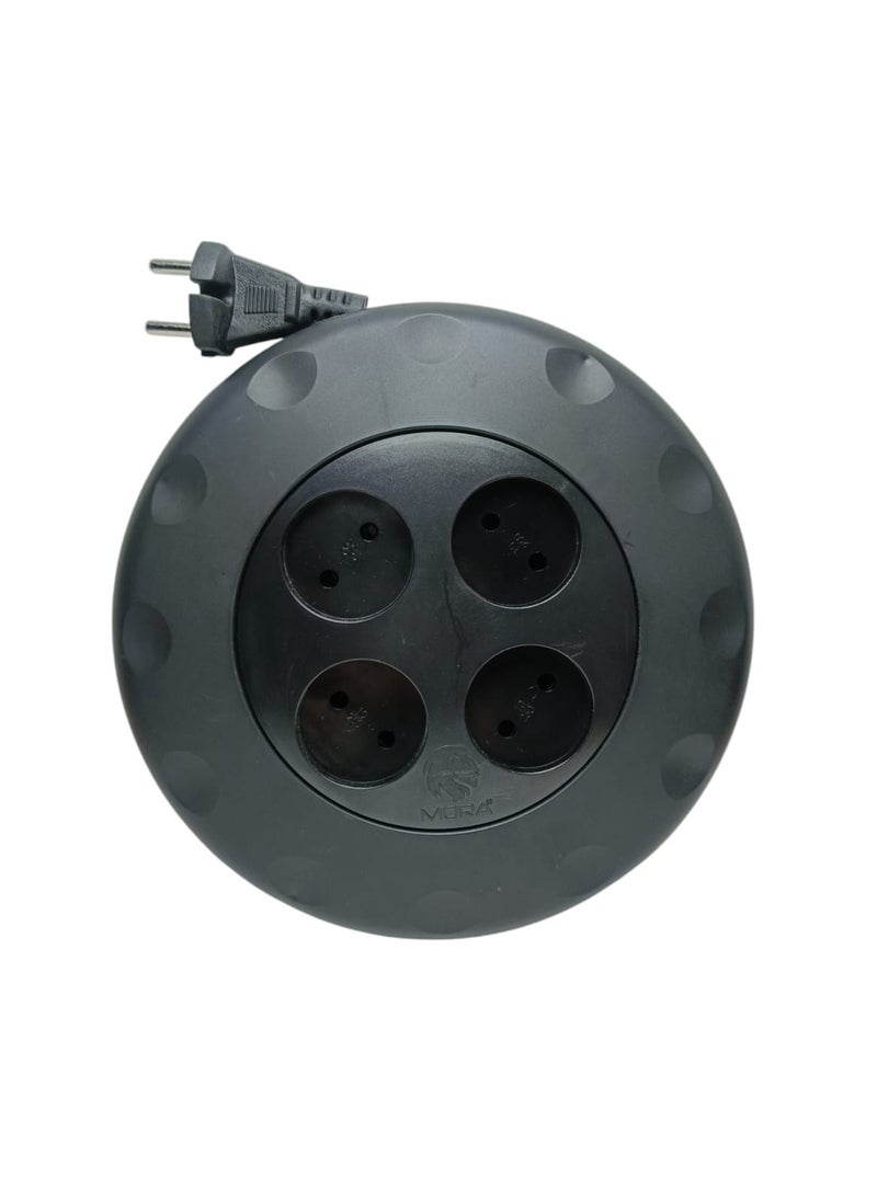 Mora - Round joint 4 slots 5 meter wire length black - Image 1