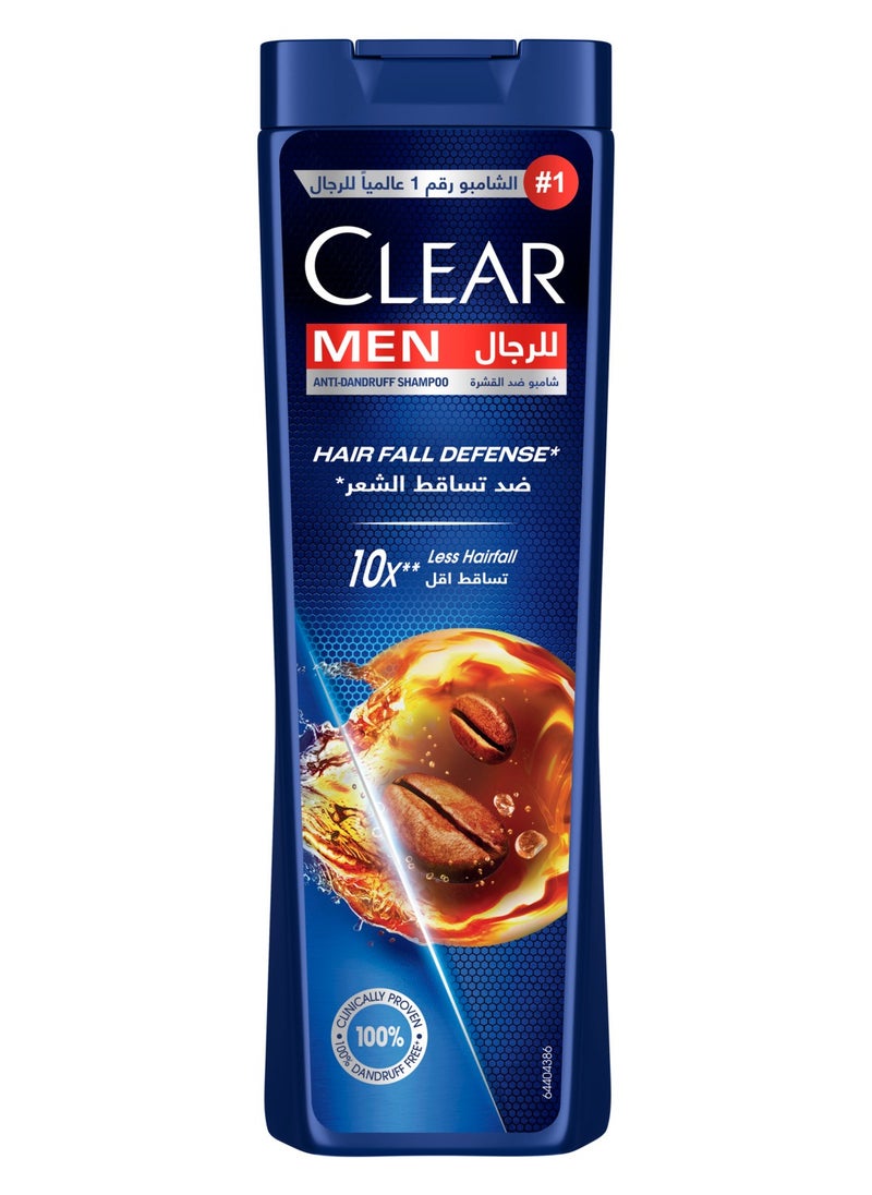 CLEAR Men Anti-dandruff Shampoo Hair Fall Defense, 10X less Hair Fall with Ultra Performance Formula, 360ML  - Image 1