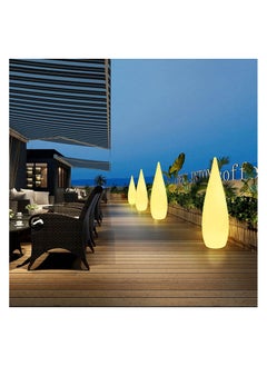 AWD LED Solar Light Outdoor Waterproof Stand Floor Lamp Water Drop Landscape Light 16 Color Changeable Remote Control Outdoor Lamp for Garden Lawn Roadside Pathway Garden Decoration Wedding Event Lighting  - Image 1