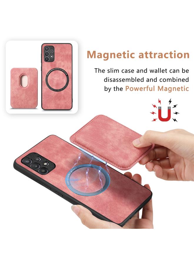 S-TOP Case For Samsung Galaxy A32 5G Retro Leather Card Bag Magnetic Phone Case - Image 3