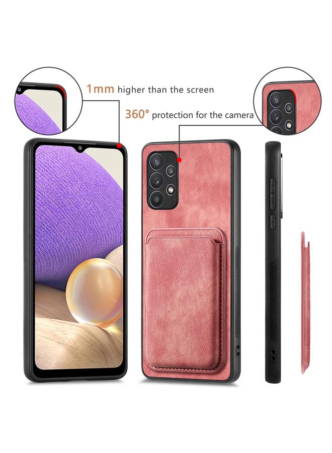 S-TOP Case For Samsung Galaxy A32 5G Retro Leather Card Bag Magnetic Phone Case - Image 4