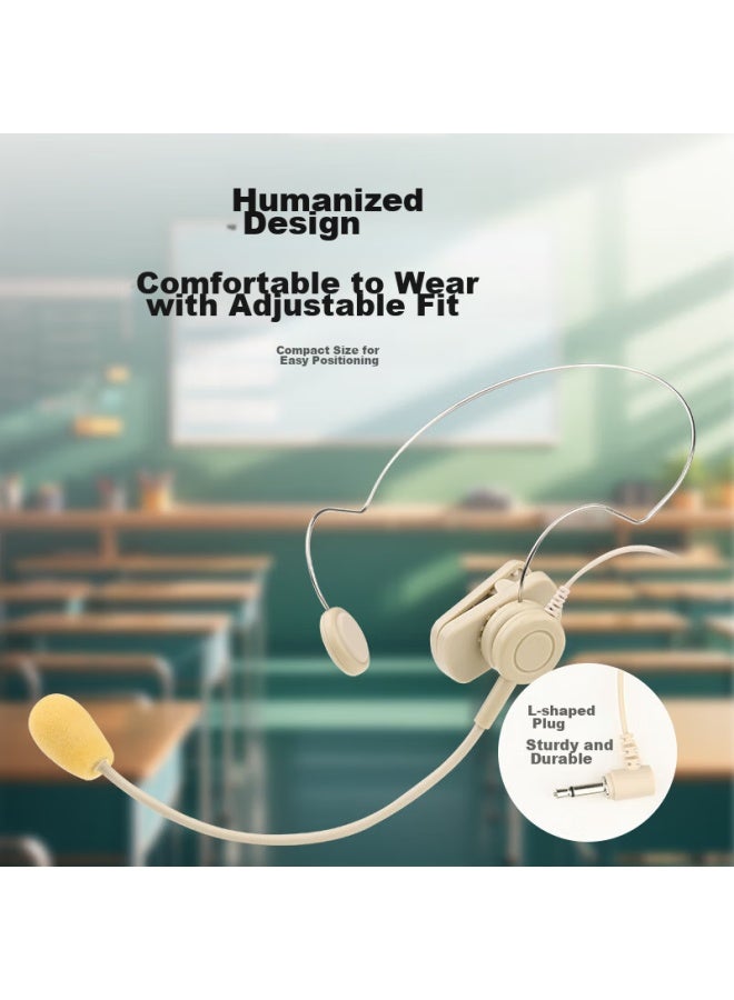 Takstar Hm-790 Detachable Wired Microphone, Head-mounted And Clip-on Handheld, 3-in Multifunctional Invisible Headset Microphone, Specialized For Lavalier Microphones And Earphones Amplifiers - Image 2