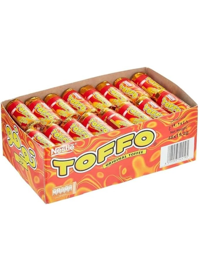 Nestlé Toffo Chocolate – 48 Pieces | Soft & Chewy Toffee Candy with Rich Chocolate Flavor | Classic Sweet Treat for All Ages - Image 1