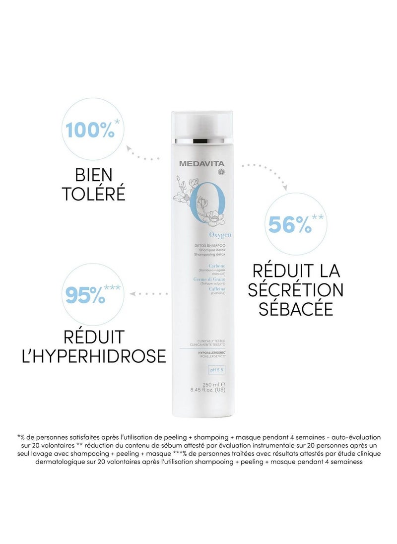 MEDAVITA - Medavita Oxygen Detox Shampoo pH 5.5 250ml - Image 1