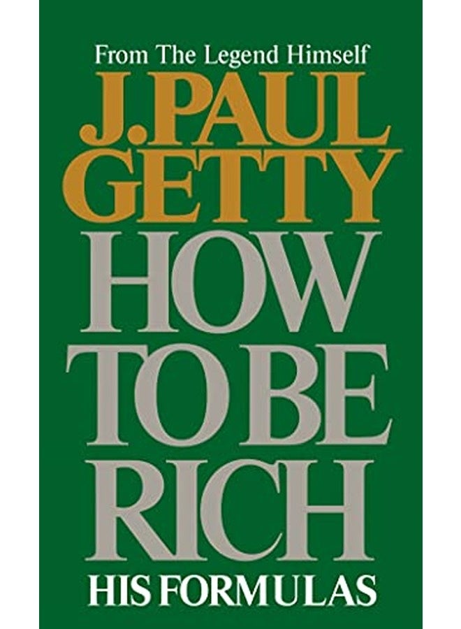 How to be Rich
