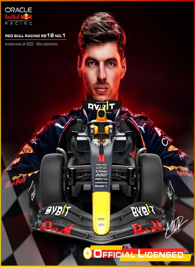 Voltz Toys مجموعة بناء سيارة التحكم عن بعد ريد بول RB19 F1 المرخصة من فولتز تويز، بمقياس 1/16، مع جهاز تحكم عن بعد، نموذج مرخص، 55 قطعة، مجموعات STEM للأطفال والكبار، للأعمار من 8 سنوات فما فوق (ريد بول RB19) - Image 4