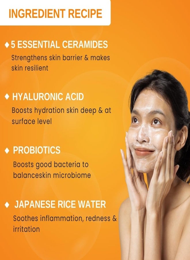 BLOOMY Vitamin C Face Wash for Brighter & Glowing Skin | Deep Cleansing, Skin Brightening & Hydrating Formula | Suitable for All Skin Types | Gentle Daily Cleanser for Women - 100ml - Image 5