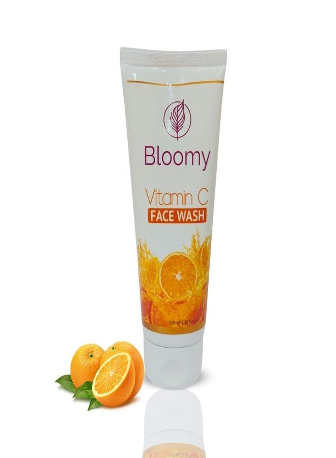 BLOOMY Vitamin C Face Wash for Brighter & Glowing Skin | Deep Cleansing, Skin Brightening & Hydrating Formula | Suitable for All Skin Types | Gentle Daily Cleanser for Women - 100ml - Image 1