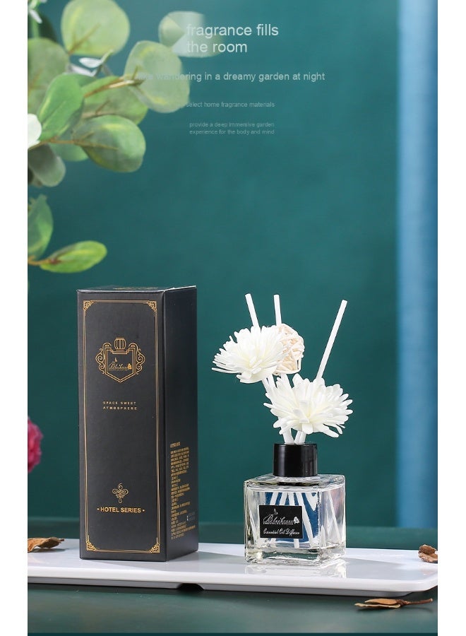 50ml Reed Diffuser Set: White Tea Blend Aromatherapy Diffuser Air Freshener, Long-Lasting Aromatherapy Diffuser Essential Oil for Home Bedroom Bathroom Office Decoration (10% Concentration) - Image 3