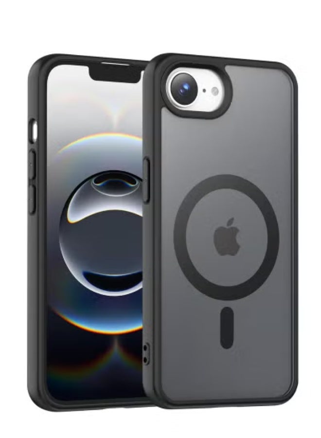 JAJEEK iPhone 16e Case Cover Compatible With MagSafe – Slim Matte Translucent Soft Touch Protective Sleeve | Shockproof Lightweight Drop Protection Case | Anti-Fingerprint & Anti-Scratch Surface | 6.1 Inch iPhone 16e Soft Grip MagSafe-Ready Shell - Image 1