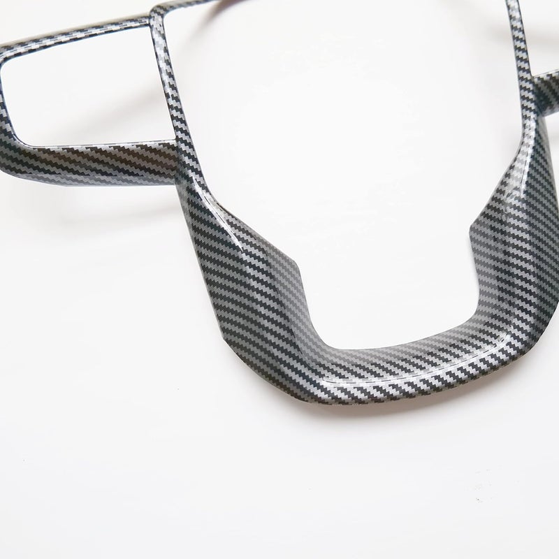 CYAuto Carbon Fiber Style Interior Steering Wheel Trim for GMC Yukon XL, Sierra 1500, 2500HD, 3500HD (2019-2023) - Image 4