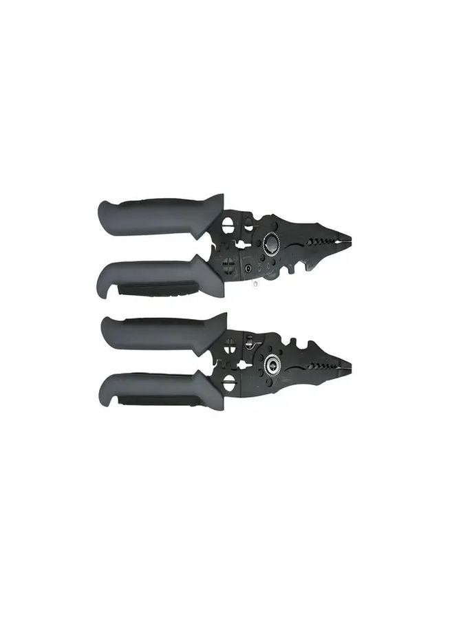 1pc Multifunctional Electrician Wire Stripping Pliers Winding Cutting Peeling Pressing - Image 5