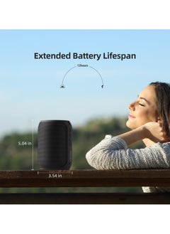 Zealot ZEALOT S32 Pro Bluetooth Speaker, Speakers Bluetooth Wireless,(15W New Version) Portable Speaker Outdoor，Loud Stereo Sound, Dual Pairing, USB/TF/AUX, for Home, Party, Beach-Black  - Image 5