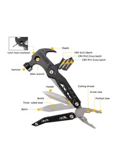 Excefore Hammer Multitool,14 in 1 Pliers Bottle,Opener Screwdriver,Camping Survival Gear,Tools for Outdoor Travel,Household Tools,Gifts for Men,Gifts for Husba  - Image 2
