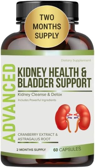 NutraPro Kidney Cleanse Detox  Repair and Bladder Support Kidney Support Supplement for Kidney Restore with Chanca PiedraCranberry Juniper Berries for Detox and Bladder Health60 Day Supply - Image 1