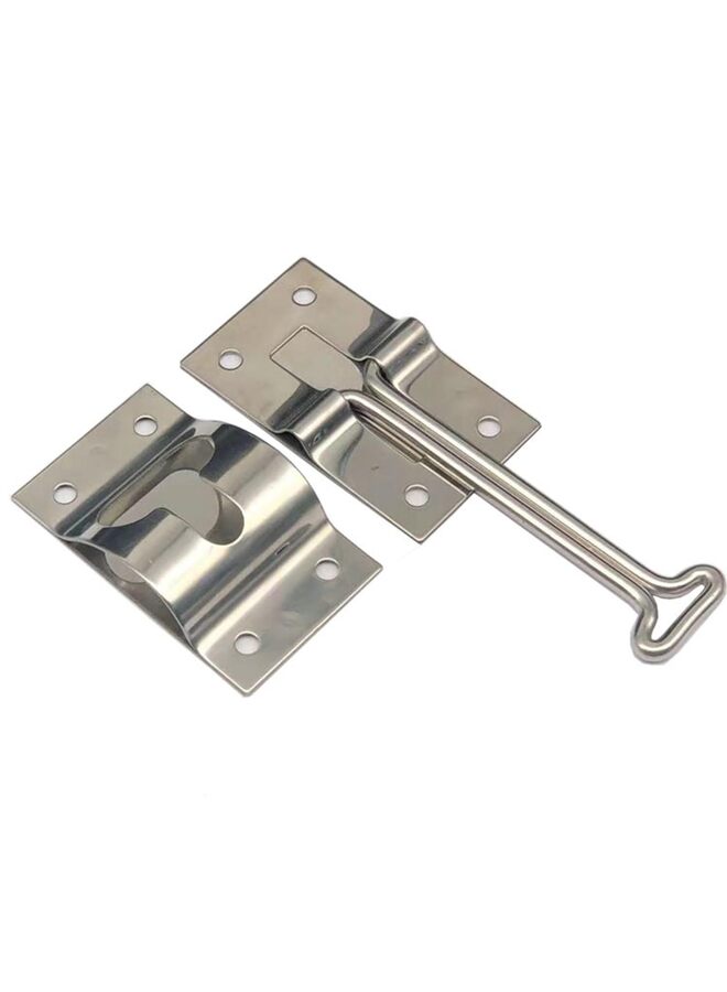 حامل باب المدخل، من الفولاذ المقاوم للصدأ، فضي - Image 5