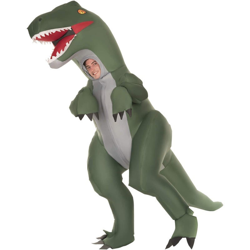 Morph Blow Up Velociraptor Costume, Inflatable Dinosaur Costume Adult, Blow Up Dinosaur Costume Adult - Image 2