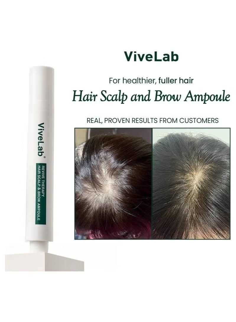 ViveLab Scalp&Hair Serum for Thinning Hair,15ml–Clinically Tested,Nourishing Formula with Biotin,peptide. Promotes Healthy Scalp&Fuller-Looking Hair - Image 4