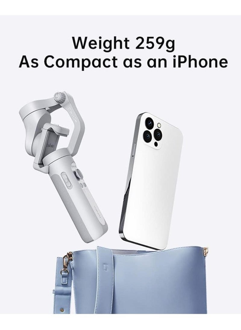 Generic - Smartphone Gimbal iSteady XE Kit Gimbal Stabilizer for Smartphone 3-Axis Cell Phone Handheld Gimbal with Fill Light, Stabilizer for iPhone&Android Lightweight Youtuber Vlogging Live Stream - Image 1