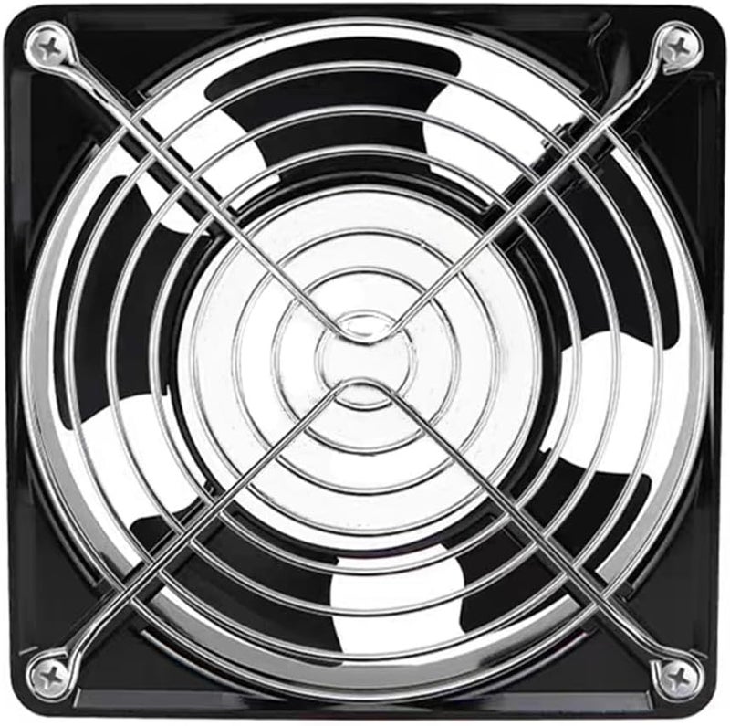 bnafes Fan Grill Metal Household Grill Protector Finger Guard for 60mm Case Fan 8pcs Silver Tone - Image 4