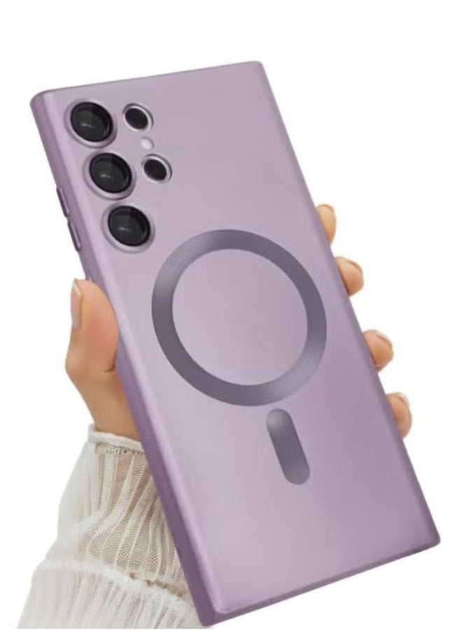 JAJEEK Samsung Galaxy S23 Ultra Case Cover Compatible with MagSafe – Slim Thin Magnetic Protective Case for Samsung Galaxy S23 Ultra 6.8-Inch – Lightweight Shockproof Anti-Scratch Clear Back Cover – Wireless Charging Friendly with Precise Cutouts - Image 1