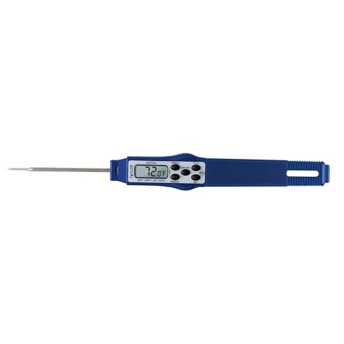 Taylor ترمومتر طعام رقمي مضاد للماء تايلور 9877FDA، بطول ساق 2.81 بوصة مع مسبار بقطر 1.5 مم موصى به من إدارة الغذاء والدواء، معتمد من NSF، أزرق - Image 5
