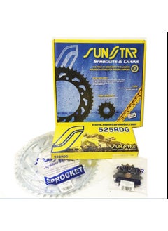 SUNSTAR r Yamaha Mt-09/Tracer 14-17Year K525Rdg510 Chain Sprocket Set  - Image 1