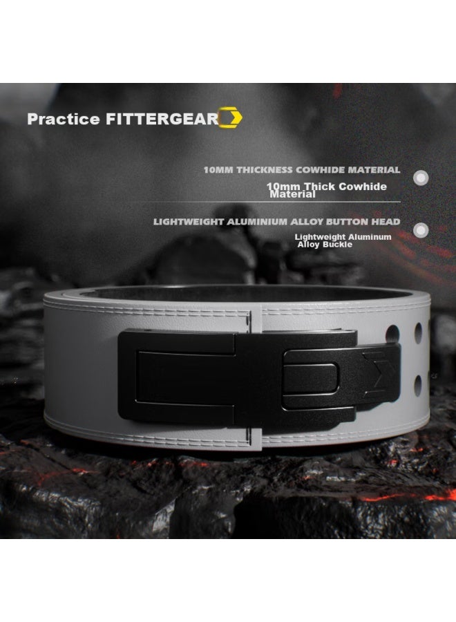 FITTERGEAR حزام تدريب القوة مع مشبك سريع الفتح للسكوات، والرفعات المميتة، ورفع الأثقال، ومعدات الحماية للرجال، ليس SBD - Image 1
