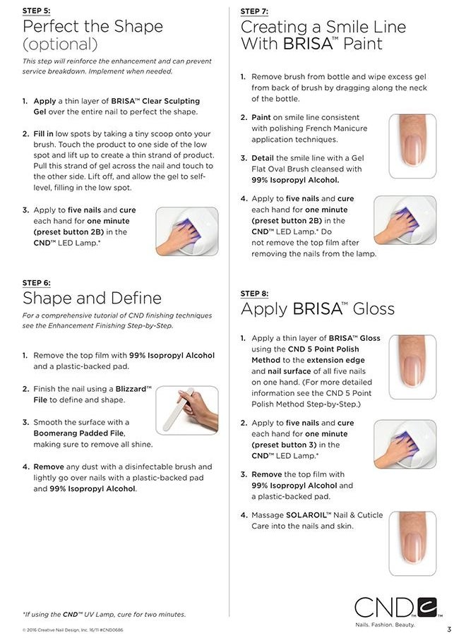 CND - Brisa Gloss Gel Top Coat 14g - Image 1