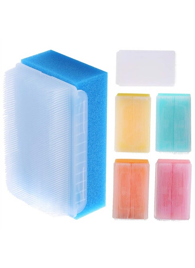 ARGOMAX - 6 Pack Bath & Body Hands Scrub Sponge Brushes - Image 1