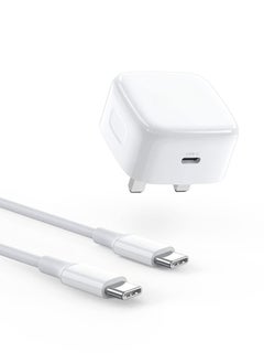 iPhone 15 charger - white 20 watts