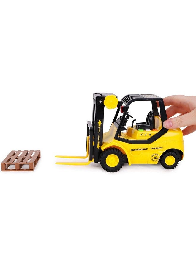 Toyland® 23cm (9") Friction Powered Forklift Pallet Truck - Scale (1:16) - Boys Construction Toy with Lights & Sound - Ages 3+ - Image 2