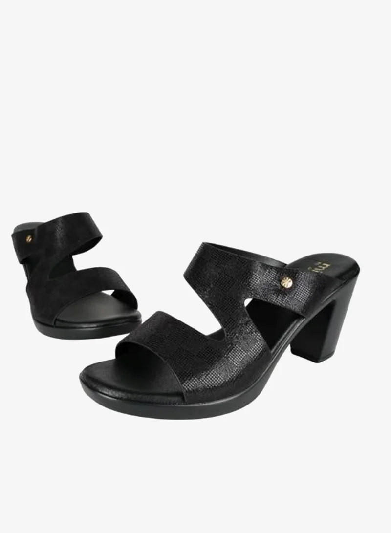 Michelle Morgan Black 092-2759 Michelle Morgan Ladies Fashion Heeled Sandals 214RJ993 Black for Women | Best Price UAE