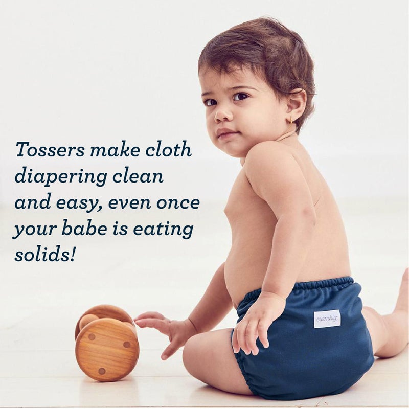 Esembly Tossers â€“ Disposable Bamboo from Viscose Diaper Liners for Cloth Diapers â€“ Earth-Friendly, Fragrance-Free, Chlorine-Free â€“ One Size, 200 Liners (2-Pack of 100-Liner Rolls) - Image 4