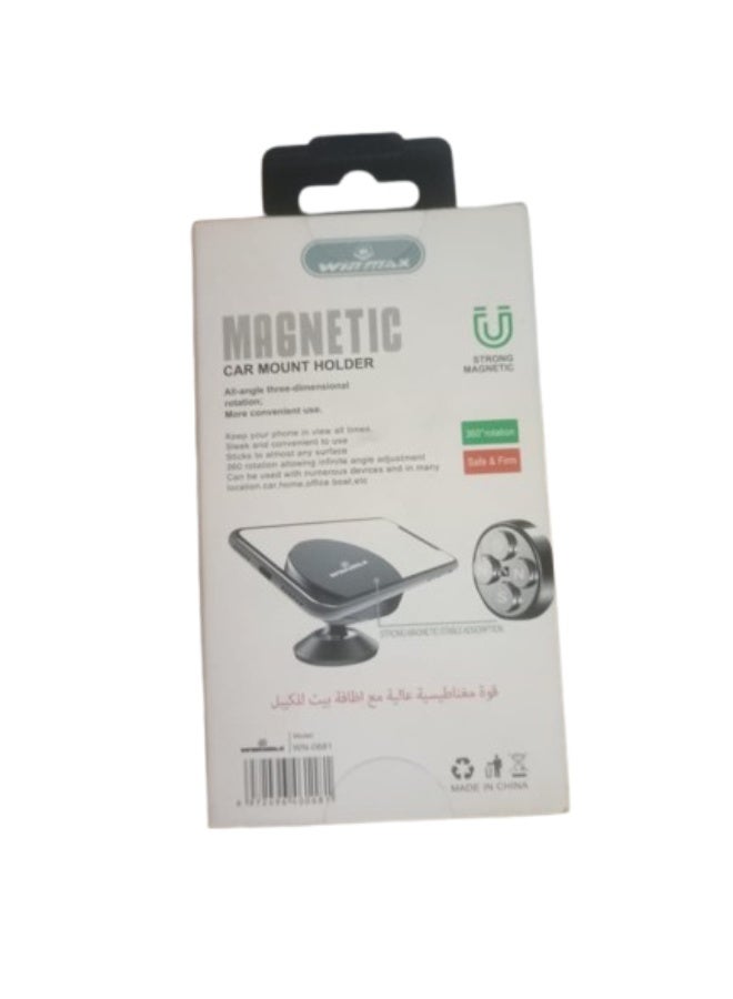 وينماكس حامل جوال مغناطيسي للسيارة من WINMAX – دوران 360° وقوة مغناطيسية عالية - Image 2